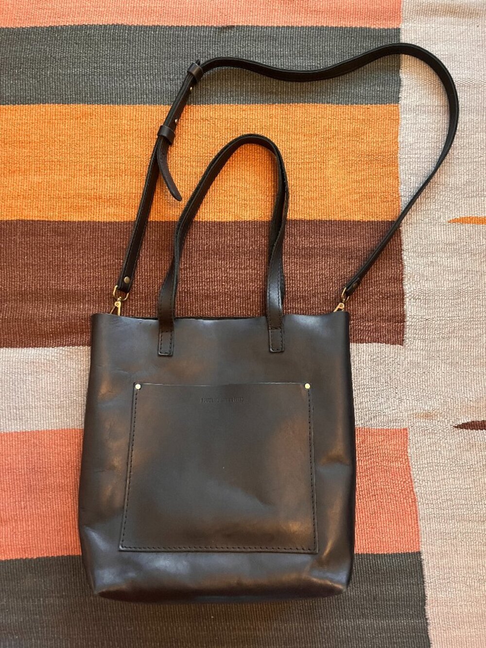 Portland Leather Goods Crossbody Bag - Black